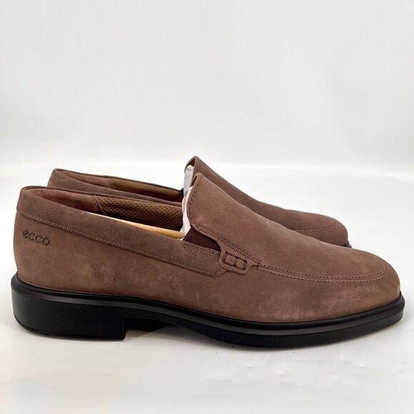 ECCO Helsinki 2 Loafer Size 12 - 12.5 Taupe Leather Dual Fit Slip-On Shoes main image 12